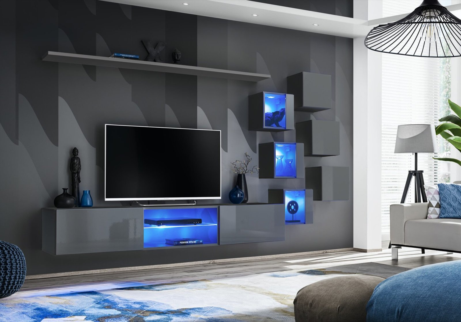 Switch XXI Wall Mounted Graphite ASM Block