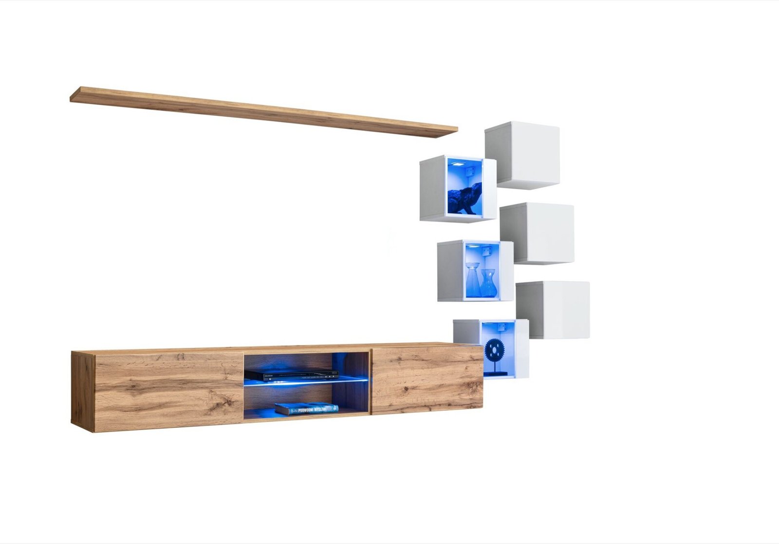 Wall cabinet "Switch XXI", wotan/white ASM - Image 2