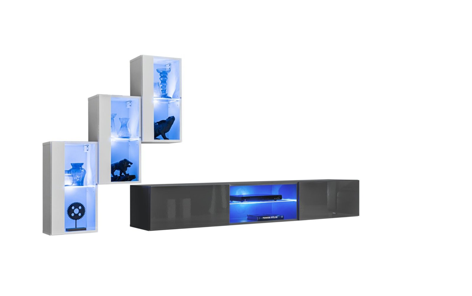Switch XXII wall cabinet, white/graphite ASM - Image 2