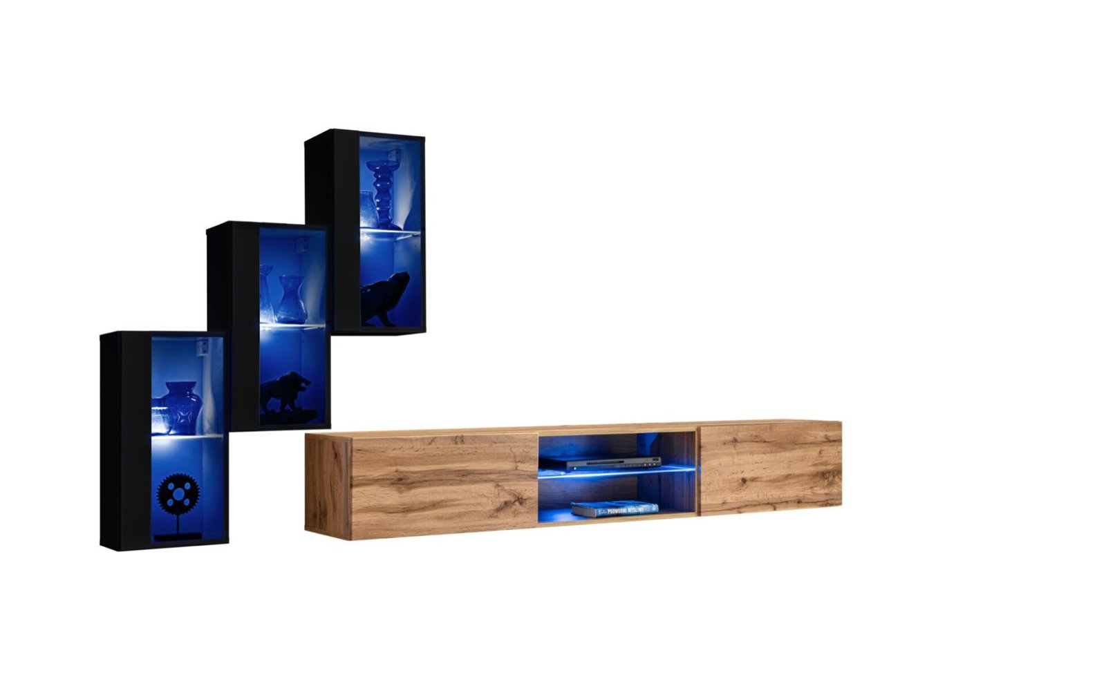 Switch XXII wall cabinet, black/wotan ASM - Image 2