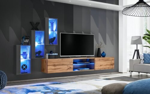 SWITCH XXII wall-mounted graphite/Wotan ASM