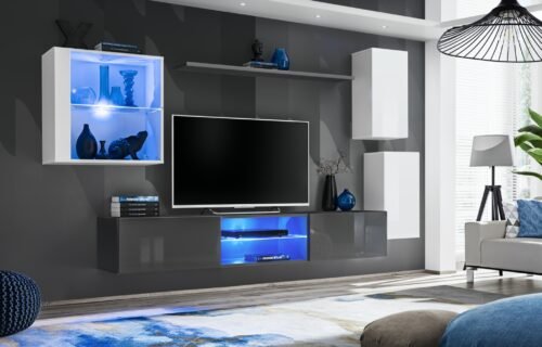 Switch XXIII wall cabinet, white/graphite ASM