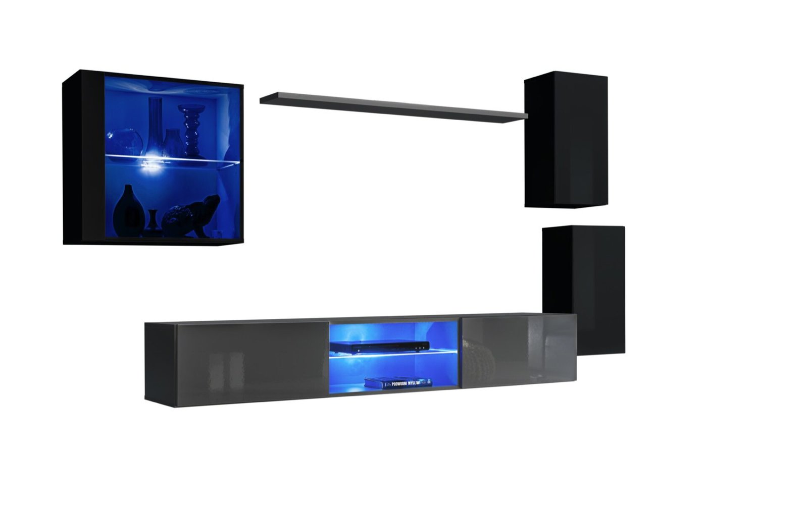 Switch XXIII wall unit, black/graphite, ASM - Image 2