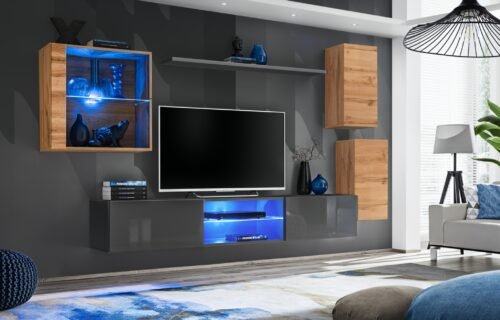 Switch XXIII wall unit wotan/graphite ASM