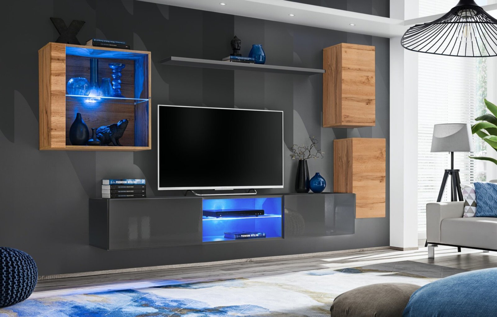 Switch XXIII wall unit wotan/graphite ASM