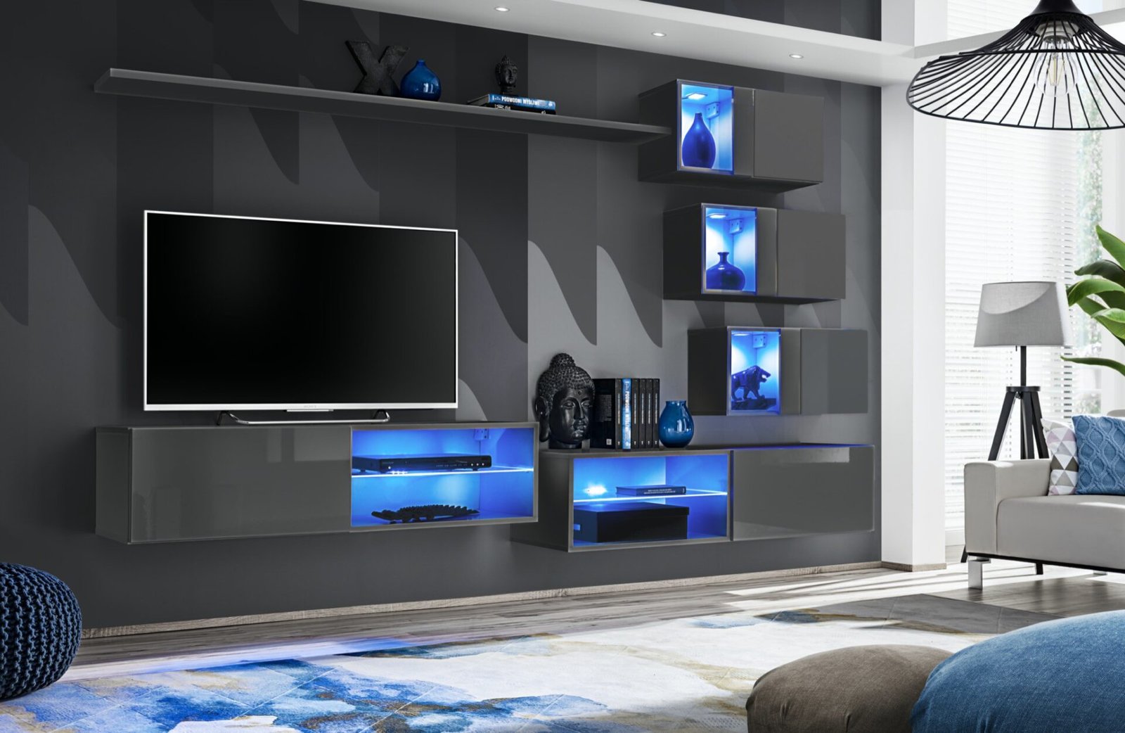 SWITCH XXIV wall-mounted graphite ASM