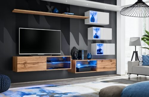 Switch XXIV wall cabinet wotan/white ASM