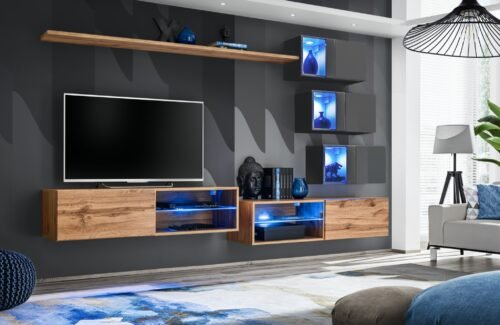 Switch XXIV wall cabinet wotan/graphite ASM