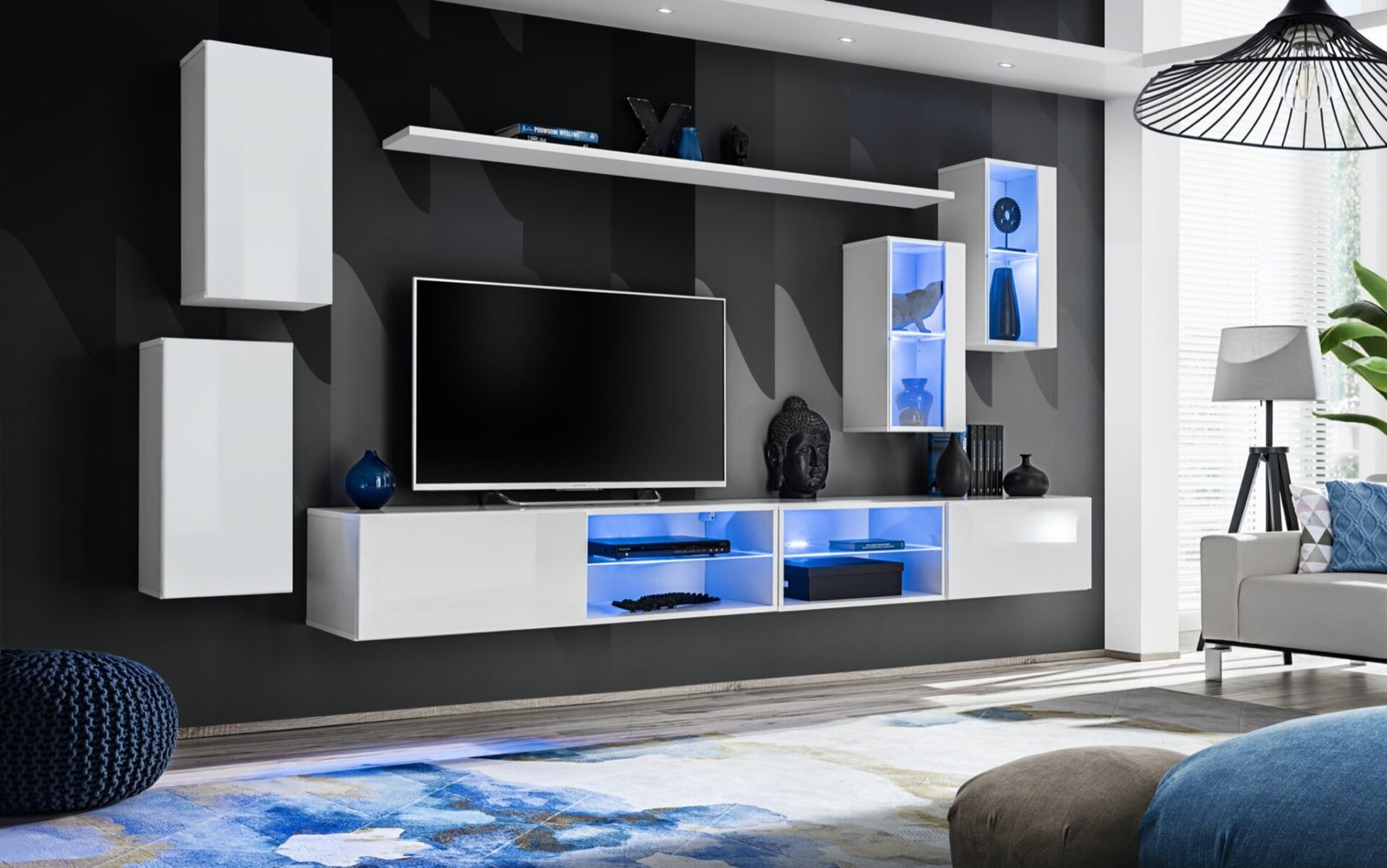 Switch XXV wall cabinet, white ASM
