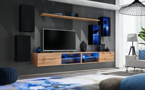 Switch XXV wall cabinet, black/wotan ASM