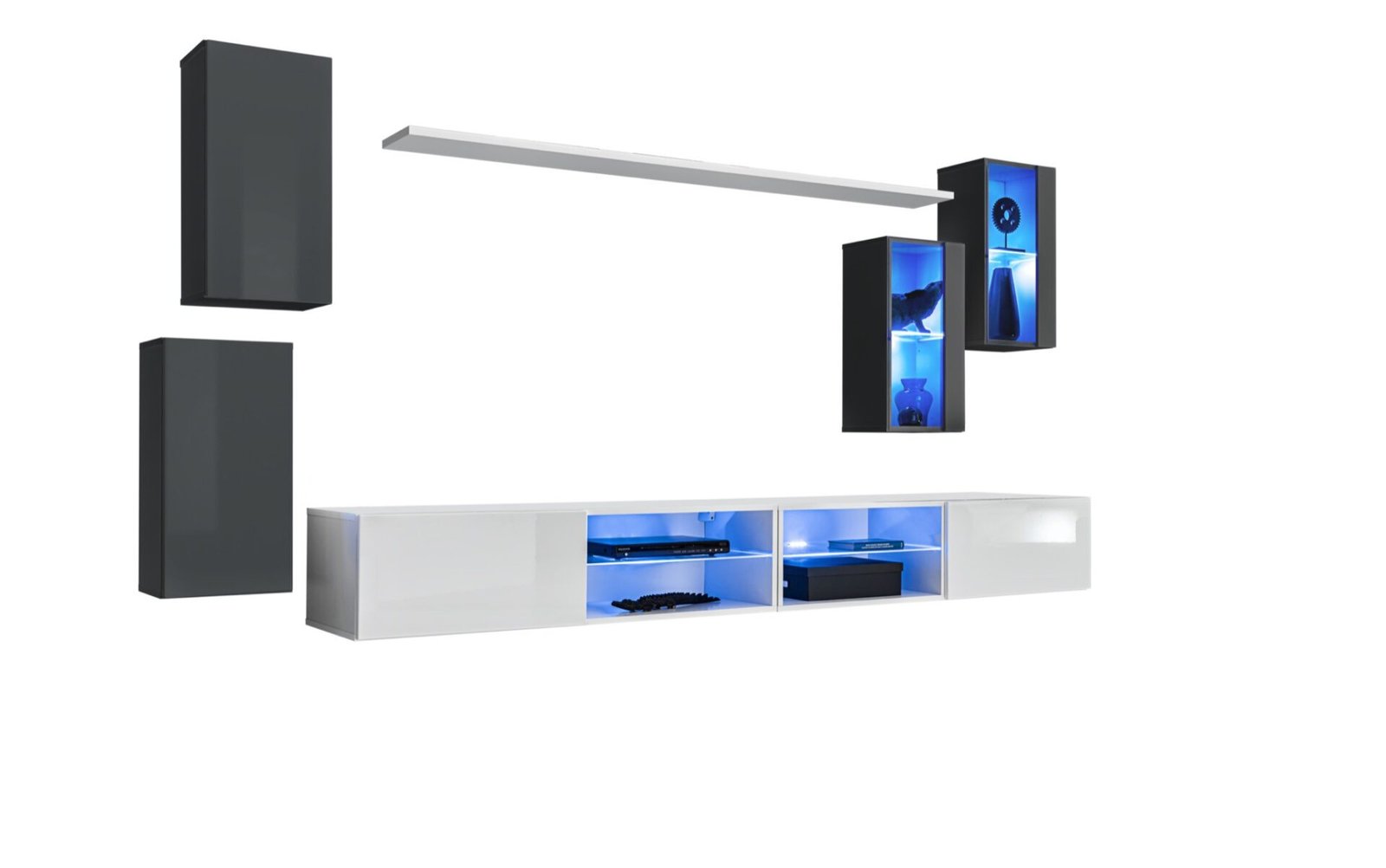 XXV wall cabinet with graphite/white ASM SWITCH - Image 2