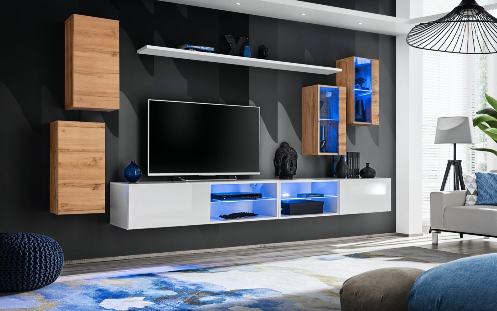 Switch XXV wall cabinet, wotan/white ASM
