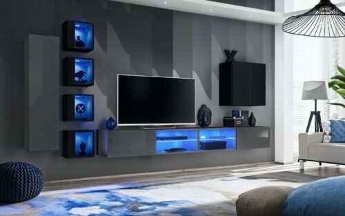 SWITCH XXVI wall unit graphite/black ASM