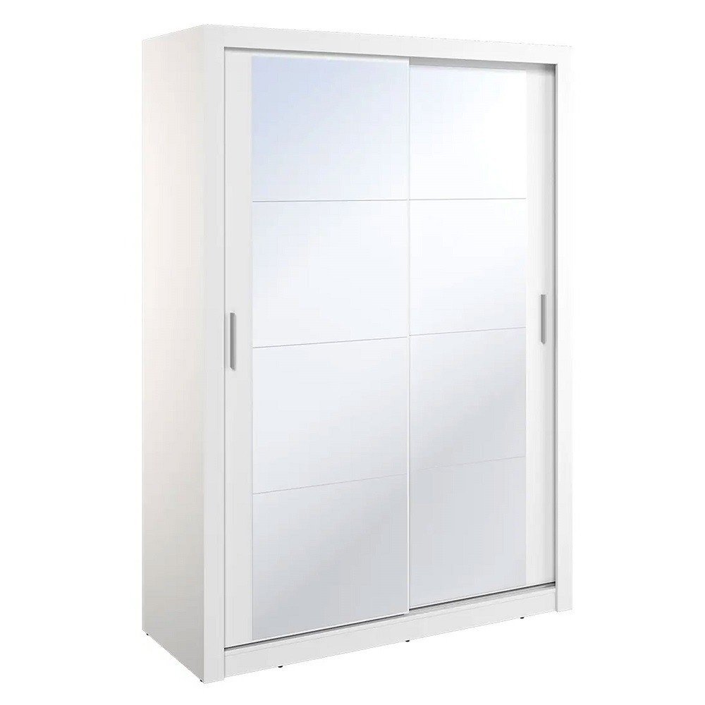 ARTI AR-18 2D sliding wardrobe with mirror | 150 cm | White