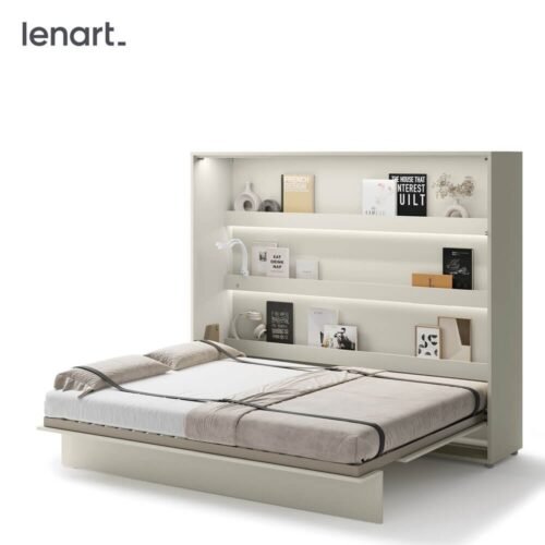 Bed Concept BC-14 – Horizontal Wall Bed 160 – Cashmere