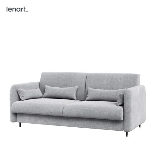 Bed concept BC-35 – Sofa 180 for BC-13 – grey/white glossy front
