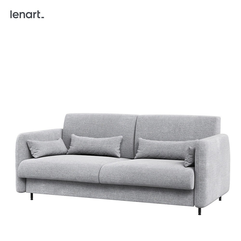 Bed concept BC-35 - Sofa 180 for BC-13 - grey/white glossy front