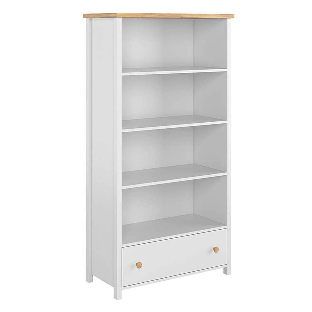 STORY SO-02 bookshelf | white/oak