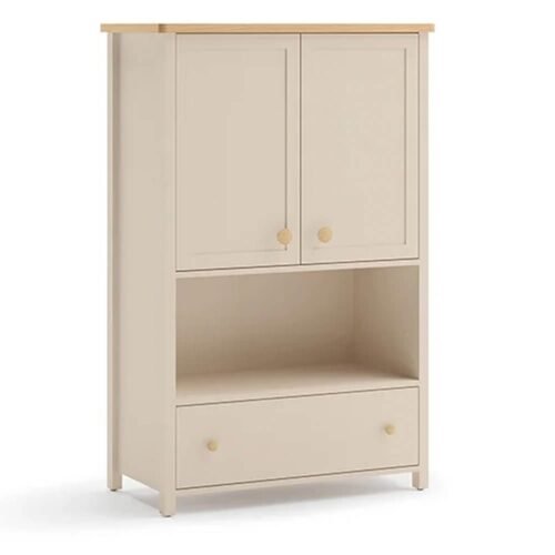 STORY SO-11 chest of drawers | Sand beige / bleached Vincenza oak