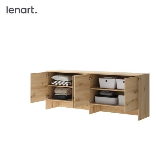 BED CONCEPT BC-10 – BC-05 extension – oak made of artificial wood