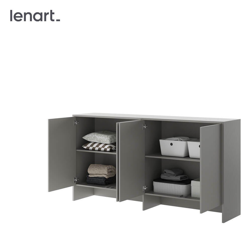 BED CONCEPT BC-11 - extension BC-06 - gray