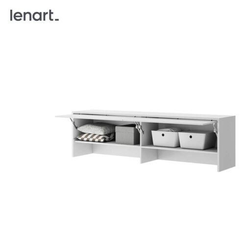 Bed concept BC-09 – extension BC-04 – white