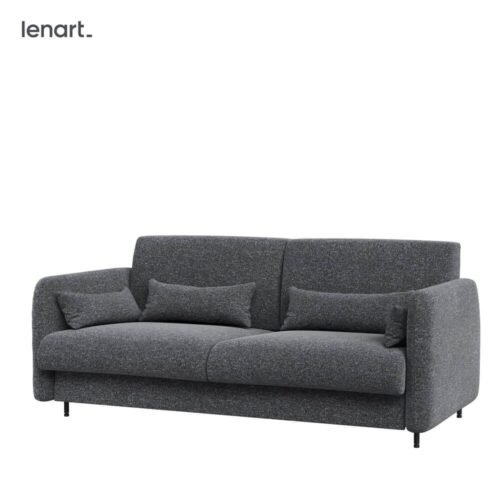 Bed concept BC-35 – Sofa 180, for BC-13 – graphite/grey front