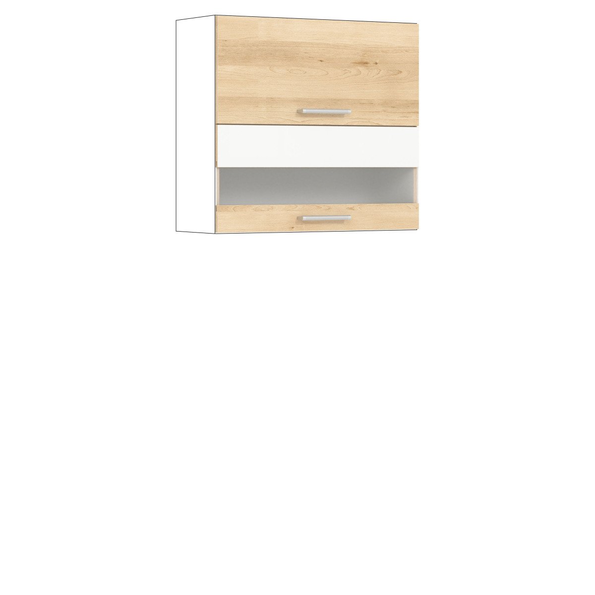 MODENA MD17|D60P FRONT PANEL BEECH / WHITE GLOSS - Image 6