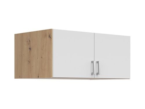 Wardrobe extension BRANDO 2, artificial oak/textile/white