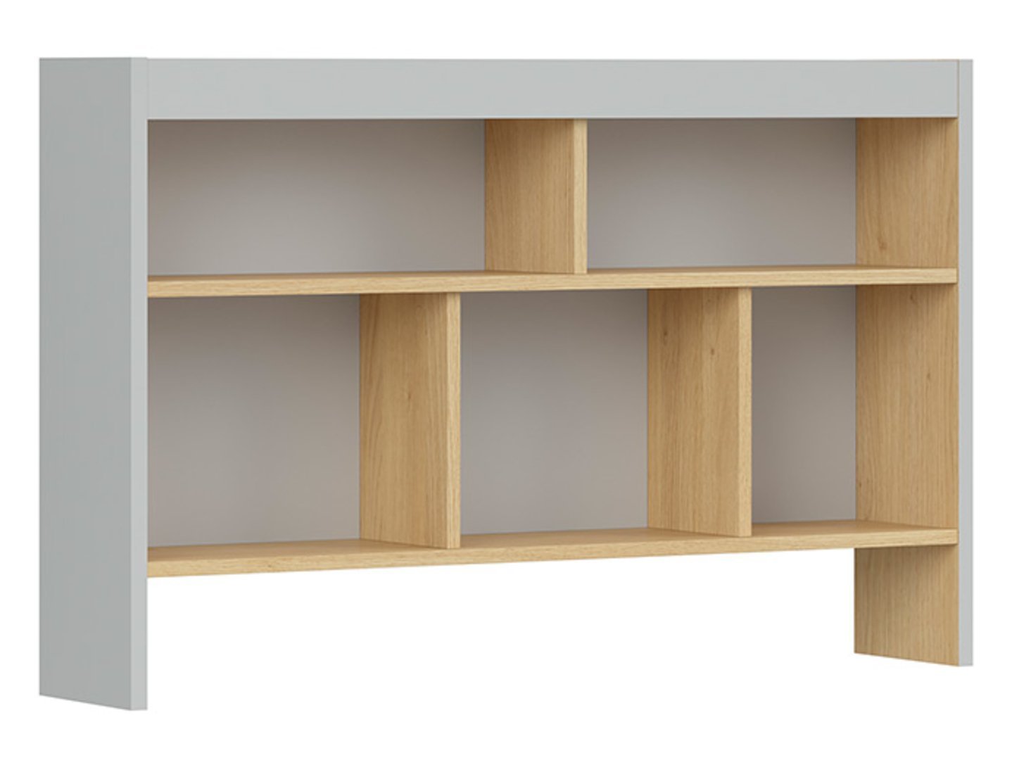 NANDU extension 100 cm light grey/polished oak