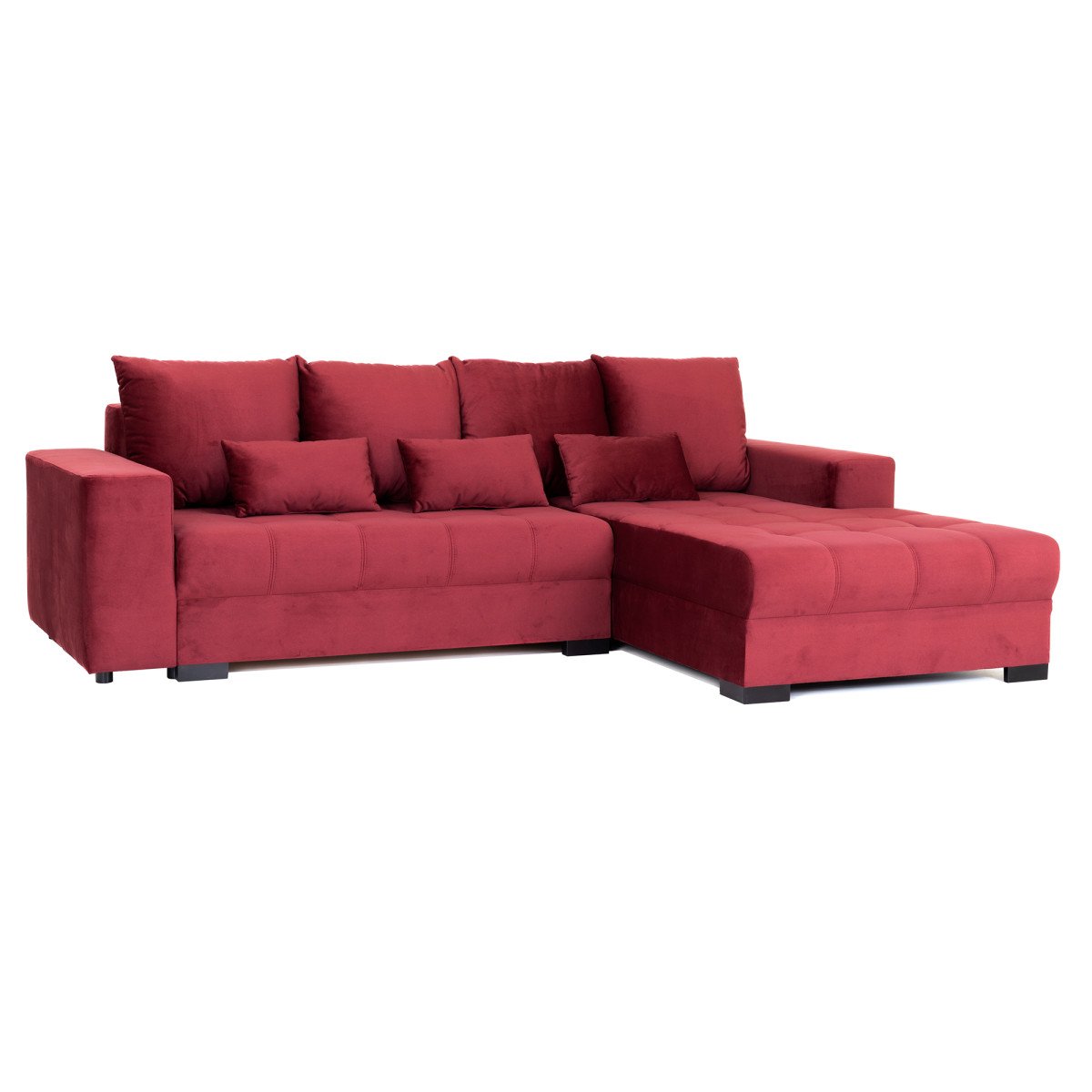 Golden corner sofa