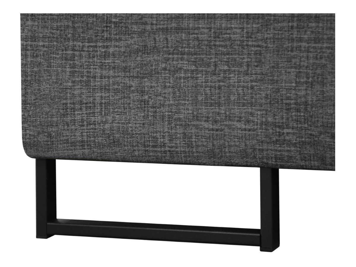 Aragon left corner sofa with adjustable headrest and seat, gray - Image 4