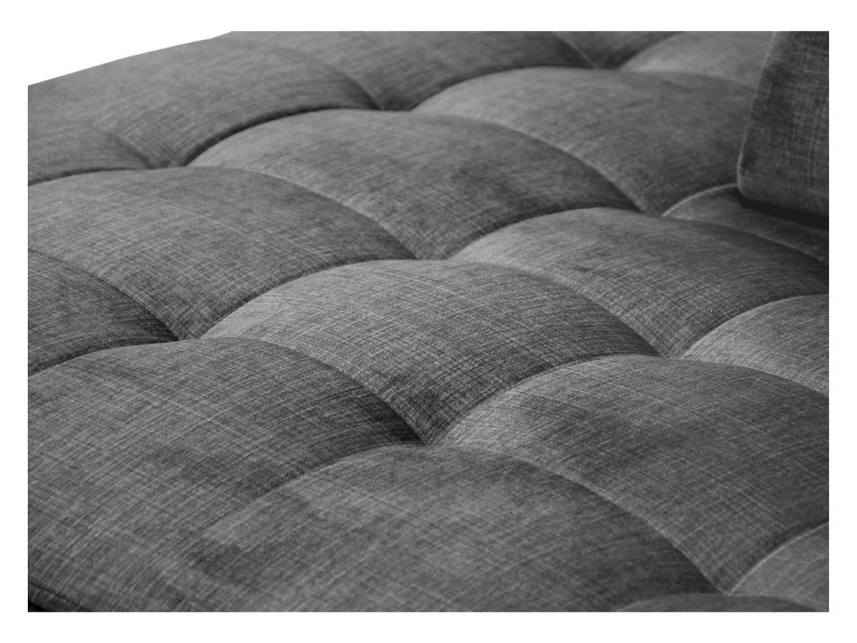 Aragon left corner sofa with adjustable headrest and seat, gray - Image 3