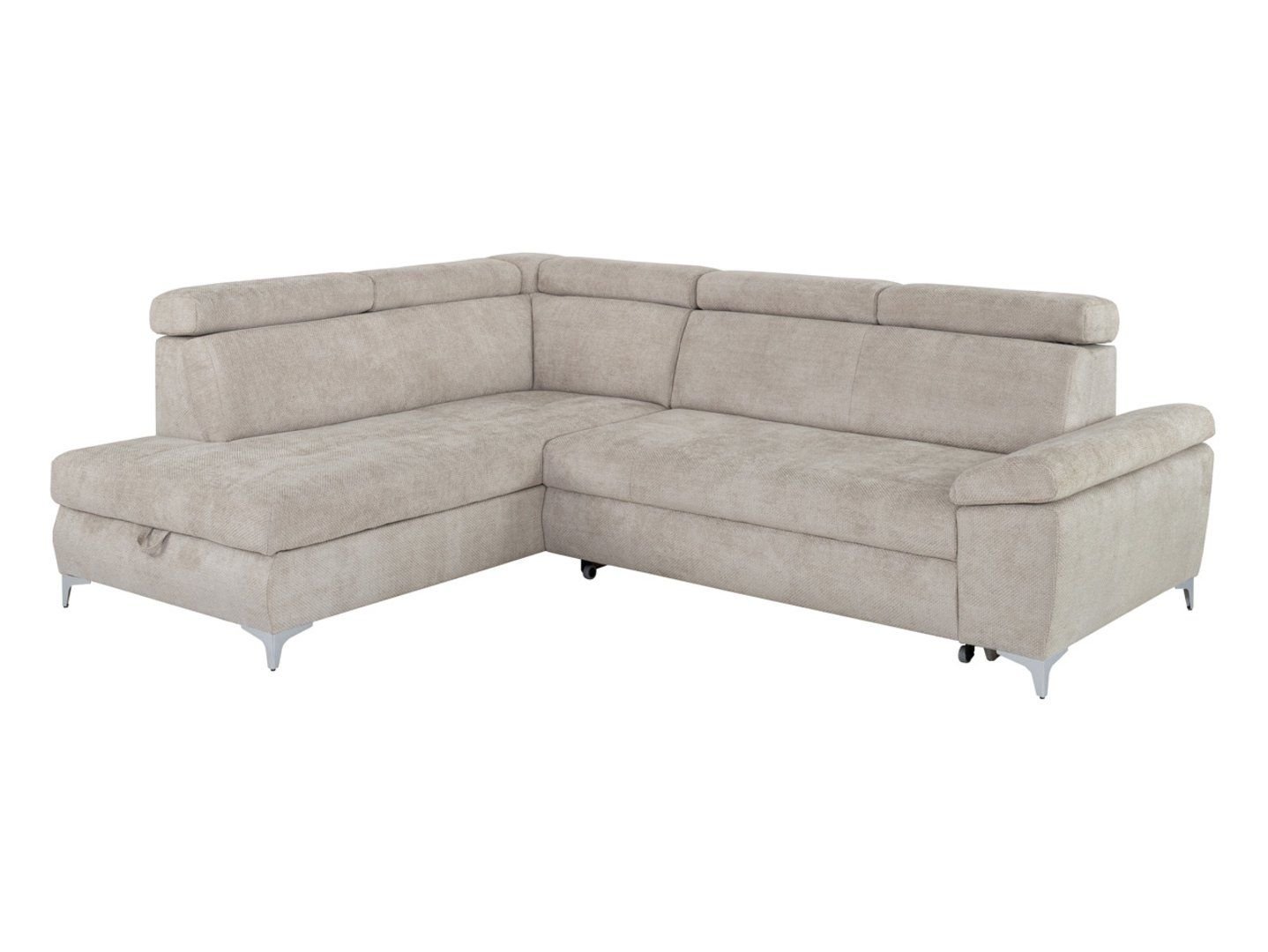 RAUL left-hand folding corner sofa with beige box - Image 2