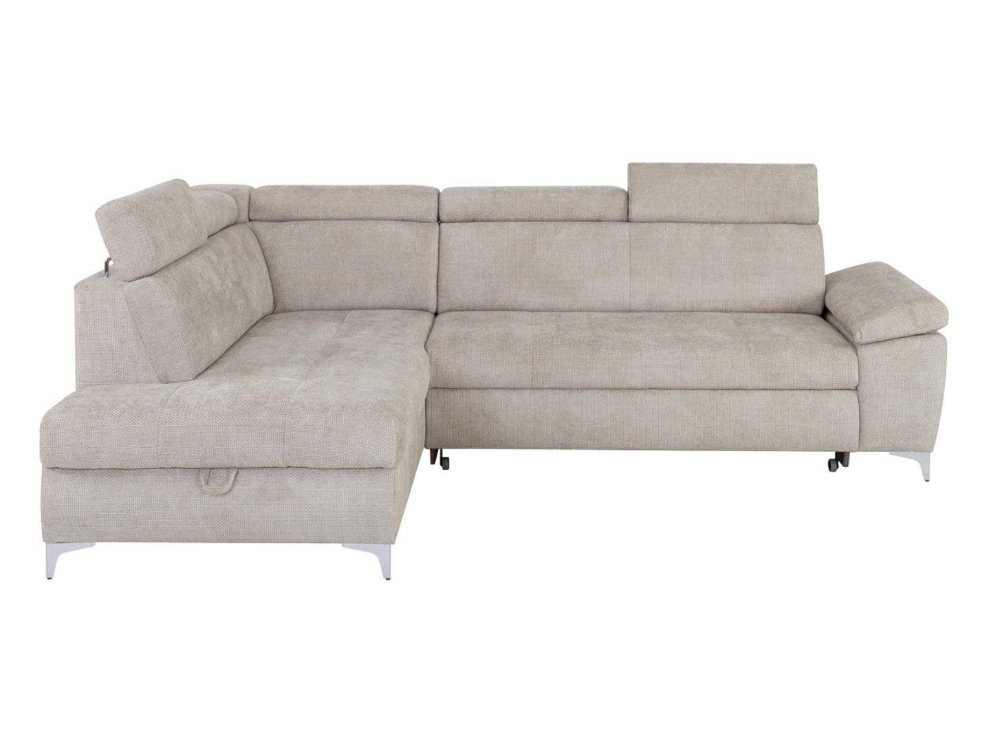 RAUL left-hand folding corner sofa with beige box - Image 3
