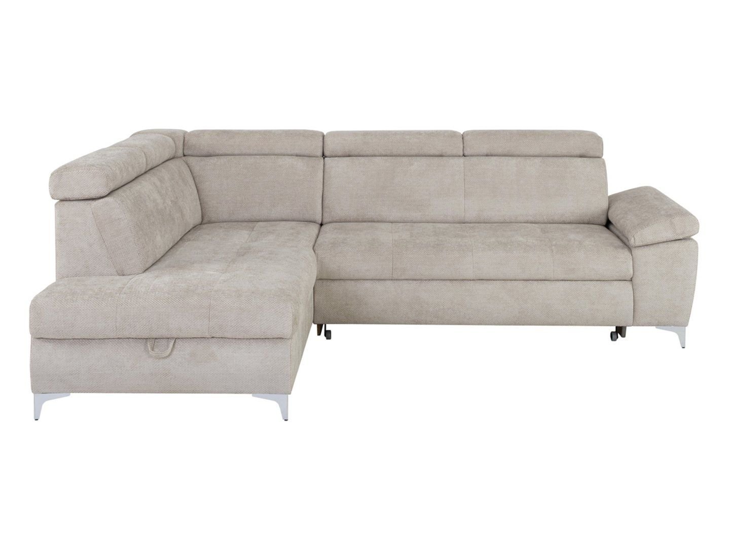 RAUL left-hand folding corner sofa with beige box - Image 4