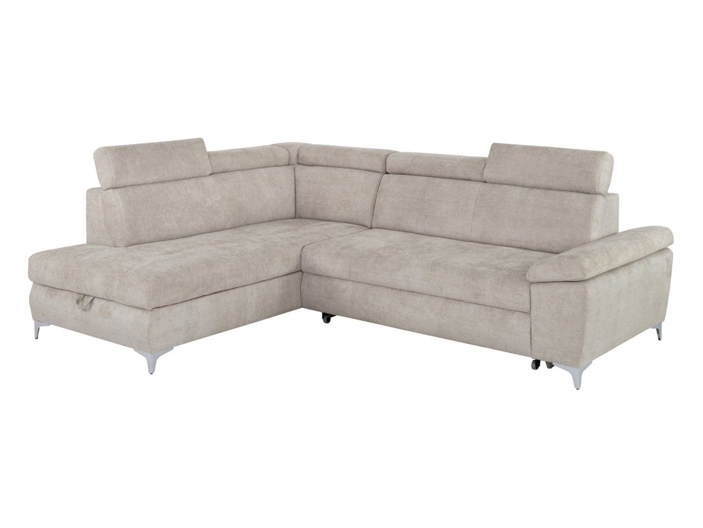 RAUL left-hand folding corner sofa with beige box - Image 5