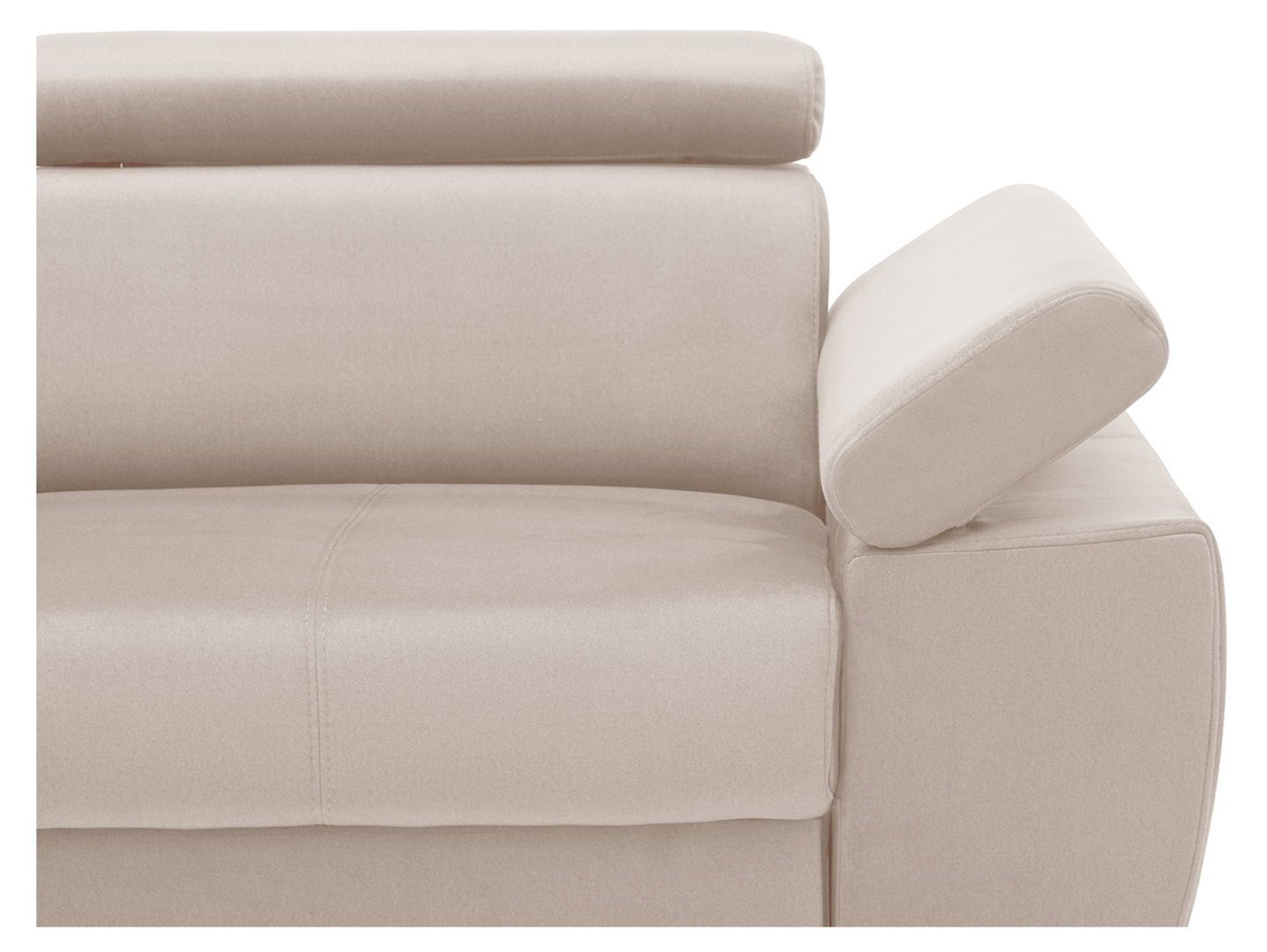 Left-hand folding corner sofa with a box on raised legs MELLOW Element 17 - Image 2