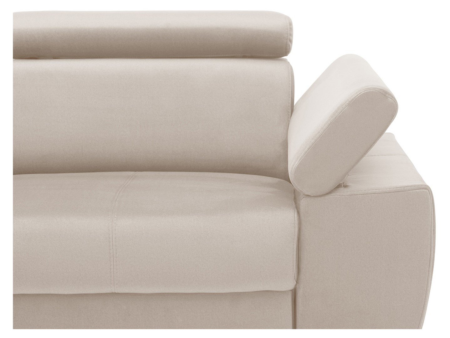 Left-hand folding corner sofa with a box on raised legs MELLOW Element 17 - Image 3