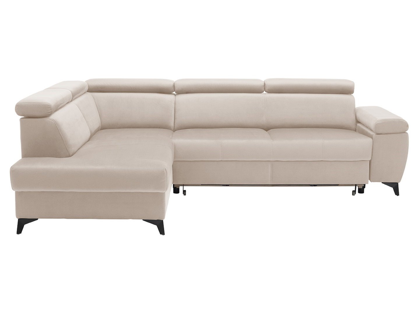 Left-hand folding corner sofa with a box on raised legs MELLOW Element 17 - Image 6