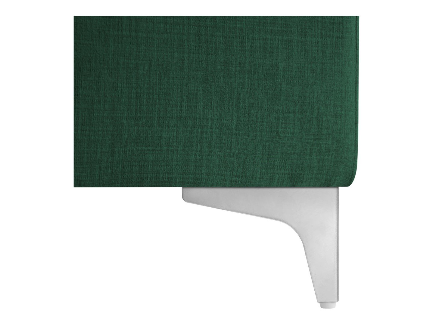 Ariado right-hand corner sofa, extendable, with compartment and adjustable backrest, green velvet - Image 3