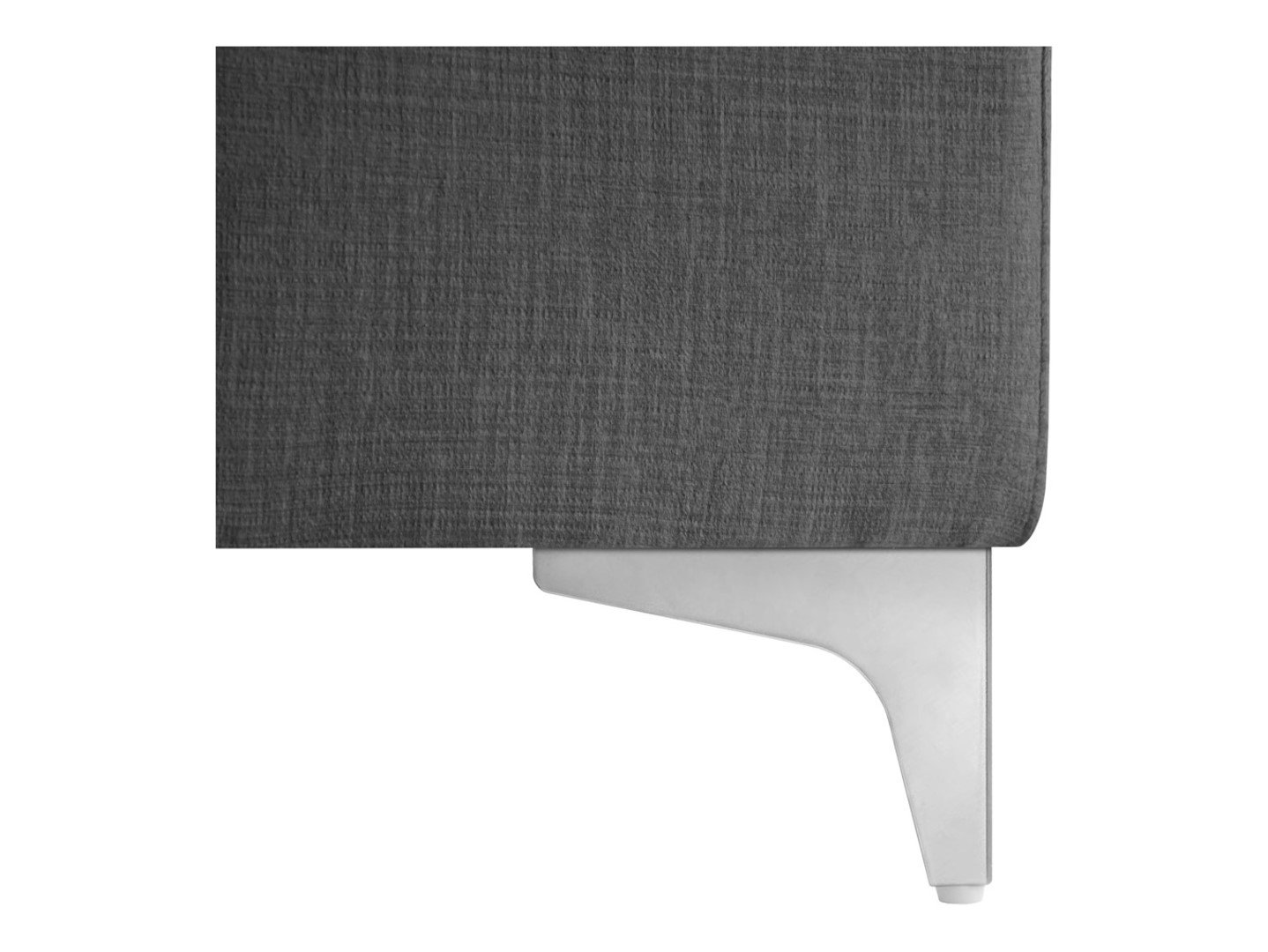 Ariado right corner sofa, extendable, with compartment and adjustable backrest, velvet gray - Image 3