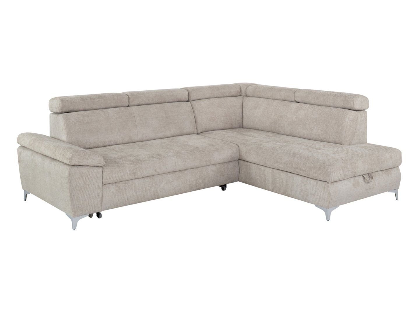 Right corner sofa RAUL, extendable, with beige section - Image 2