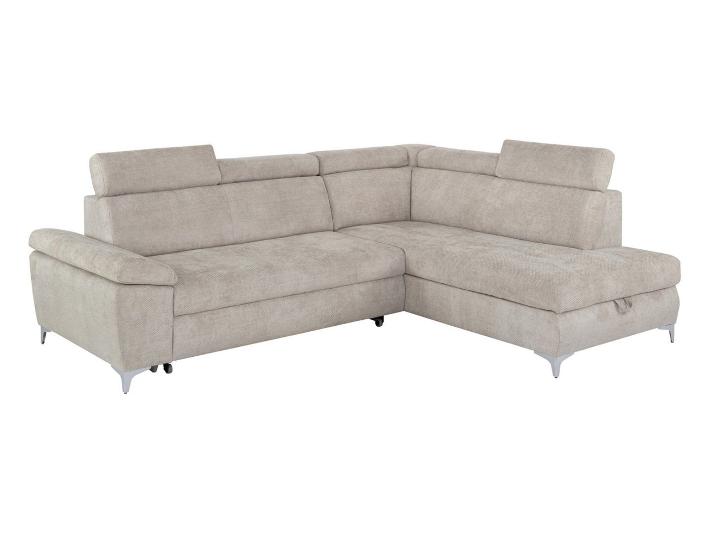 Right corner sofa RAUL, extendable, with beige section - Image 5