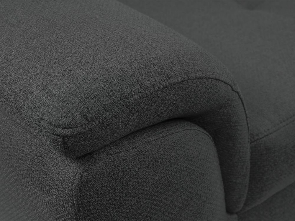 Right-hand folding corner sofa with dish Aldeia Barell 97 gray - Image 2