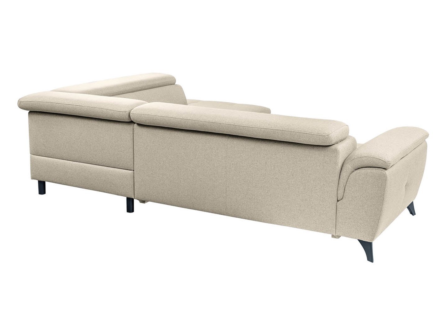 Right-hand folding corner sofa with storage Aldeia Barell 04 beige