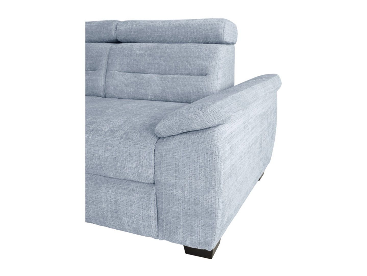 Left-hand pull-out corner sofa with storage compartment AGUDA, blue - Image 2