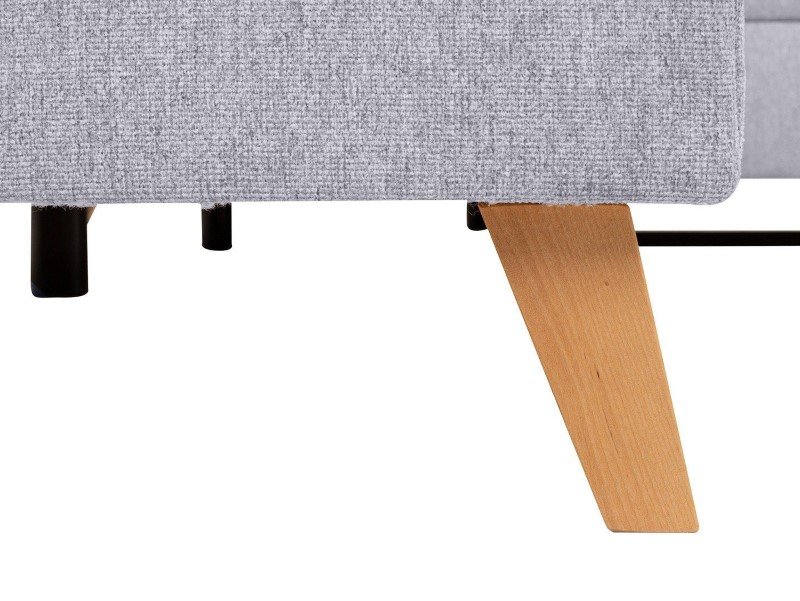 Left-hand pull-out corner sofa with storage LARS gray - Image 4
