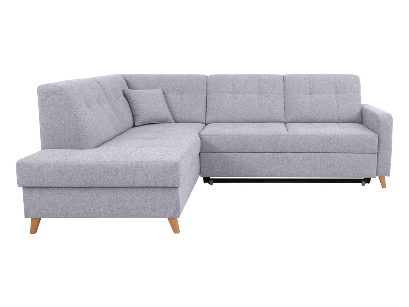 Left-hand pull-out corner sofa with storage LARS gray - Image 5