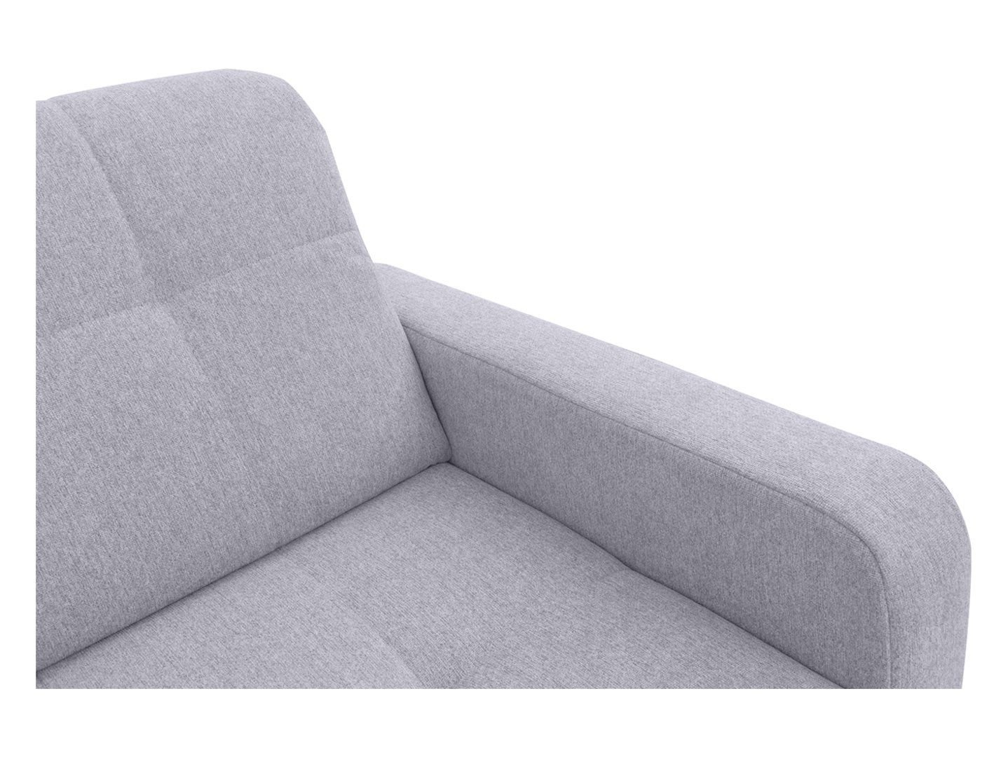 Left-hand pull-out corner sofa with storage LARS gray